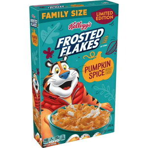 PbO tXebht[N R[hubNt@XgVA  pvLXpCX 484g Kellogg's Frosted Flakes Cold Breakfast Cereal, Limited Edition, Pumpkin Spice, 17.1oz y񂹏iz