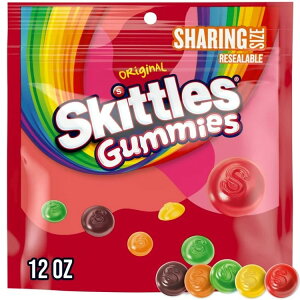 �X�L�b�g���Y �O�~ �I���W�i�� �V�F�A�T�C�Y ��340g Skittles Gummies Original Gummy Candy, Sharing Size - 12 oz Bag �y�����񂹏��i�z