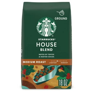 �X�^�[�o�b�N�X �n�E�X�u�����h ������ �R�[�q�[�� ��510g Starbucks House Blend, Ground Coffee, Medium Roast Hot or Iced Coffee, 18 oz �y�����񂹏��i�z