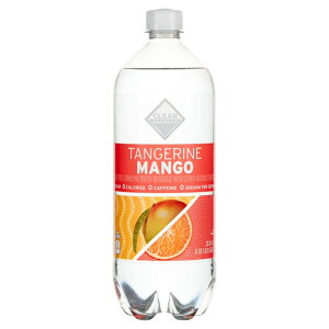 �N���A�A�����J�� �^���W�F�����}���S�[ �X�p�[�N�����O�E�H�[�^�[ 1L Clear American Tangerine Mango Flavored Sparkling Water, 33.8 fl oz �y�����񂹏��i�z