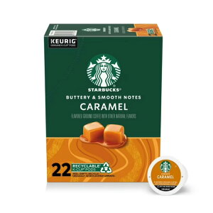 �X�^�[�o�b�N�X �L���������t���[�o�[ K�J�b�v 22�� Starbucks Caramel, Hot or Iced Coffee, Flavored K-Cup Coffee Pods, 22 Count? �y�����񂹏��i�z