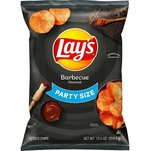 ���C�Y �o�[�x�L���[���� �|�e�g�`�b�v�X �p�[�e�B�[�T�C�Y 354.3g Lay's Barbecue Flavored Potato Chips, Party Size, 12.5 oz Bag Lays �y�����񂹏��i�z