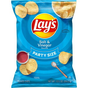 ���C�Y �\���g���r�l�K�[ �|�e�g�X�i�b�N�`�b�v�X �p�[�e�B�[�T�C�Y 354.3g Lay's Salt & Vinegar Potato Snack Chips,Party Size, 12.5 oz Bag Lays �y�����񂹏��i�z