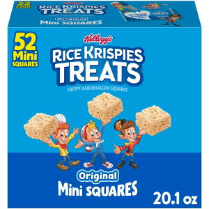 �P���b�O ���C�X�N���X�s�[�g���[�g �I���W�i���~�j�X�N�G�A 52���� 572g Kellogg's Rice Krispies Treats Original Mini Squares 20.1 oz, 52 Count �y�����񂹏��i�z