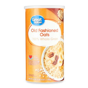 yő500~OFFN[|LzO[go[ CX^gSI[ht@bVhI[c 1.2kg Great Value Instant 100% Whole Grain Old Fashioned Oats Cup, 42 oz y񂹏iz