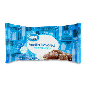 yő500~OFFN[|LzO[go[ oj x[LO`bv 312g Great Value Vanilla Flavored Baking Chips, 11 oz y񂹏iz