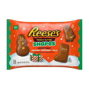 [V[Y A\[g ~N`R[g s[ibco^[VFCv NX}XLfB 272g Reese's Assorted Milk Chocolate Peanut Butter Shapes Christmas Candy, Bag 9.6 oz y񂹏iz