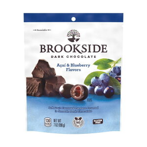 �u���b�N�T�C�h �_�[�N�`���R���[�g �A�T�C�[���u���[�x���[ 198g Brookside Dark Chocolate, Acai and Blueberry 7 oz �y�����񂹏��i�z