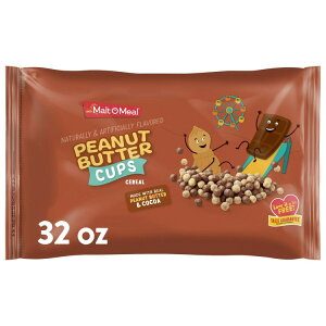 g I[ ~[ s[ibco^[Jbv VA N`[ 907g Malt-O-Meal Peanut Butter Cups Cereal Crunchy 32oz y񂹏iz
