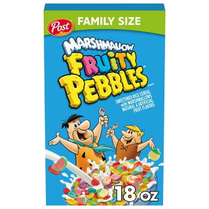 |Xg t[eB[ yuY }V}VA 510g {bNX Post Fruity PEBBLES Marshmallow Cereal 18 oz Box y񂹏iz