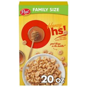 |Xg nj[I[YIt@~[TCYVA XC[gnj[VA N`[ 567g Honey Ohs! Family Size Cereal, Sweetened Honey Cereal, Crunchy 20 oz Box y񂹏iz