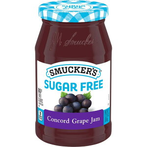 yő500~OFFN[|LzX}bJ[Y VK[t[ RR[hO[vW 361g Smucker's Sugar Free Concord Grape Jam 12.75 Ounces y񂹏iz