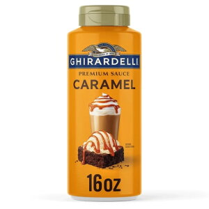 �M���f�� �v���~�A�� �L���������\�[�X ��454g GHIRARDELLI Premium Caramel Sauce, 16 oz Bottle �y�����񂹏��i�z