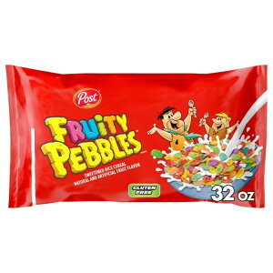 |Xg t[eB[ yuY VA t[eB[ LbY VA 907g Post Fruity PEBBLES Cereal, Fruity Kids Cereal 32 oz Bag y񂹏iz