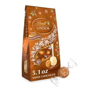 c h[ XjbJ[hD[hD zCg`R[g NX}XLfB gt 144g Lindt LINDOR Snickerdoodle White Chocolate Christmas Candy Truffles, 5.1 oz. Bag y񂹏iz