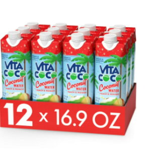yXߋő勉MAX1400~OFFN[|zr^RR s[`}S[ RRibcEH[^[ 500ml 12{Zbg Vita Coco Coconut Water, Peach Mango, 16.9 fl oz Tetra (Pack of 12) y񂹏iz