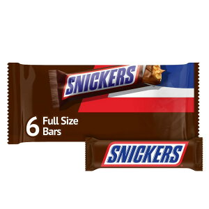 �X�j�b�J�[�Y �t���T�C�Y �`���R���[�g�L�����f�B�o�[ 316g 6�{���� Snickers Full Size Chocolate Candy Bars - 11.16 oz 6 Pack �y�����񂹏��i�z