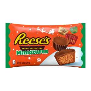 [V[Y ~j`A ~N`R[g s[ibco^[Jbv NX}X 280g Reese's Miniatures Milk Chocolate Peanut Butter Cups, Christmas 9.9 oz y񂹏iz