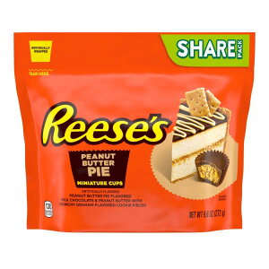 yő500~OFFN[|Lz[V[Y ~j`A s[ibco^[pCJbv VFApbN 272g REESE'S Miniatures Peanut Butter Pie Flavored Cups Share Pack, 9.6 oz y񂹏iz