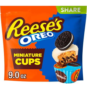 yő500~OFFN[|Lz[V[Y II ~j`A ~N`R[gzCgN[ s[ibco^[Jbv 255g Reese's OREO Miniatures Milk Chocolate and White Creme Peanut Butter Cups 9 oz y
