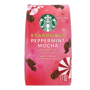 X^[obNX yp[~g J t[o[ OEhR[q[ 482g Starbucks Peppermint Mocha Flavored Ground Coffee 17 oz y񂹏iz