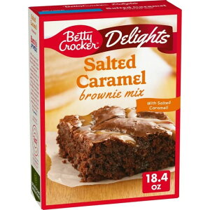 �x�e�B�N���b�J�[ �f�B���C�c �\���e�b�h�L�������� �u���E�j�[�~�b�N�X 522g Betty Crocker Delights Salted Caramel Brownie Mix, 18.4 oz �y�����񂹏��i�z