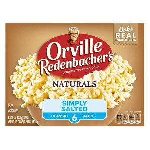 �I�[���B���E���f���o�b�J�[ �d�q�����W�p�|�b�v�R�[�� �P�g���R�[���� 6�ܓ��� Orville Redenbacher�fs Microwave Popcorn, Naturals Simply Salted Popcorn, 6-Count �y�����񂹏��i�z
