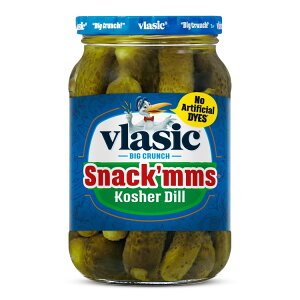 �����V�b�N �X�i�b�N'mms �R�[�V�� �f�B�� �~�j�s�N���X �P�g�t�����h���[ 710ml Vlasic Snack'mms Kosher Dill Mini Pickles, Keto Friendly, 24 fl. oz �y�����񂹏��i�z
