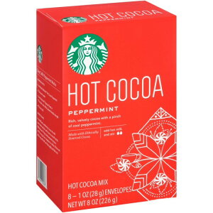 X^[obNX yp[~g zbgRRA~bNX 8 Starbucks Peppermint Hot Cocoa Mix, 8 Count Box y񂹏iz