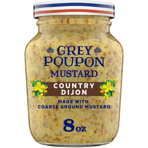 �O���[ �v�|�� �J���g���[�f�B�W���� �e�҂��}�X�^�[�h 227g Grey Poupon Country Dijon Coarse Ground Mustard, 8 oz. Jar �y�����񂹏��i�z