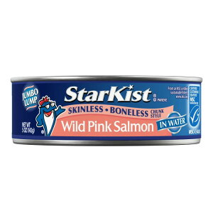 yő500~OFFN[|LzX^[LXg ChsNT[ ȂȂ 142g StarKist Wild Pink Salmon, Boneless and Skinless, 5 oz Can y񂹏iz