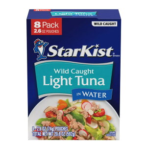 X^[LXg `NCgci 74g pE` 8pbN StarKist Chunk Light Tuna in Water 2.6 oz Pouch 8-Pack y񂹏iz