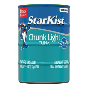 yő500~OFFN[|LzX^[LXg `NCgciiρj 142g 4pbN StarKist Chunk Light Tuna in Water, 5 oz, 4 Count y񂹏iz