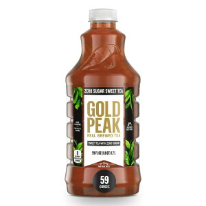 yő500~OFFN[|LzS[hs[N Au[heB[ [VK[ XC[geB[ 1.7L 1{ Gold Peak Real Brewed Tea Zero Sugar Sweet Tea, 59 fl oz y񂹏iz
