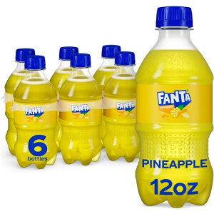 �t�@���^ �p�C�i�b�v���\�[�_�|�b�v 355ml 6�{�p�b�N�{�g�� Fanta Pineapple Soda Pop, 12 fl oz, 6 Pack Bottles �y�����񂹏��i�z