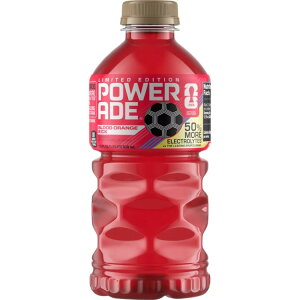 [�����]�p���[�G�C�h �u���b�h�I�����W�L�b�N �d�����X�|�[�c�h�����N 828ml POWERADE Limited Edition Blood Orange Kick Electrolyte Sports Drink Bottle, 28 fl oz �y�����񂹏��i�z