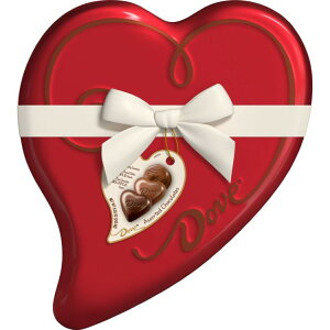 [�����]�_�� �A�\�[�g �`���R���[�g �g�����t �o�����^�C�� �n�[�g 242g Dove Assorted Chocolate Truffles Valentine's Day Candy Heart Box Tin - 8.55 oz �y�����񂹏��i�z
