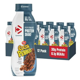 ダイマタイズ パフォーマンス プロテインシェイク ココアペブルズ風味 たんぱく質30g 12本入 Dymatize Performance Protein Shake, Cocoa Pebbles, 30g Protein, 12 Count 【お取り寄せ商品】