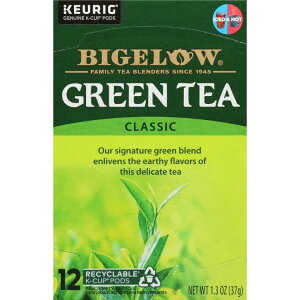 �r�Q���[ �O���[���e�B�[ �L���[���O K�J�b�v �e�B�[�|�b�h 12���� Bigelow Green Tea, Keurig K-Cup Tea Pods, 12 Count �y�����񂹏��i�z