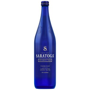 �T���g�K �X�p�[�N�����O �X�v�����O�E�H�[�^�[ �K���X�{�g�� 828ml 1�{ Saratoga Sparkling Spring Water, 28 fl oz, Single Glass Bottle �y�����񂹏��i�z