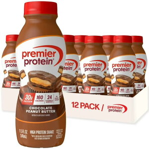 �v���~�A�v���e�C�� �V�F�C�N �`���R���[�g�s�[�i�b�c�o�^�[ ����ς���30g 340mL 12�{ Premier Protein Shake, Chocolate Peanut Butter, 30g Protein, 11.5 fl oz, 12 Ct �y�����񂹏��i�z