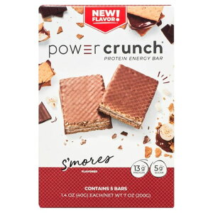 �p���[�N�����` �I���W�i�� �X���A 40g 5�{�� Power Crunch Original Protein Energy Bars, S'mores, 1.4 oz, 5 Count �y�����񂹏��i�z