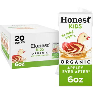 �I�l�X�g�L�b�Y �A�b�v���[ �G�o�[ �A�t�^�[ �I�[�K�j�b�N�W���[�X ��177mL 20�{�Z�b�g Honest Kids Appley Ever After Organic Juice Drink Cartons, 6 fl oz, 20 Pack �y�����񂹏��i�z