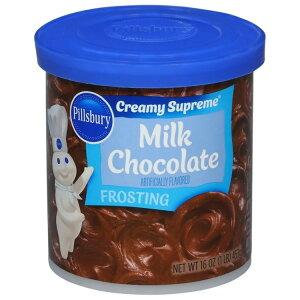 �s���Y�x���[ �N���[�~�[ �V���v���[�� �~���N�`���R���[�g �t���X�e�B���O 454g Pillsbury Creamy Supreme Milk Chocolate Frosting, 16 oz Tub �y�����񂹏��i�z