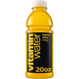 ビタミンウォーター エナジー トロピカルシトラスフレーバーウォーター 591ml 1本 vitaminwater Energy Tropical Citrus Flavored Water Beverage 20 fl oz Bottle 【お取り寄せ商品】