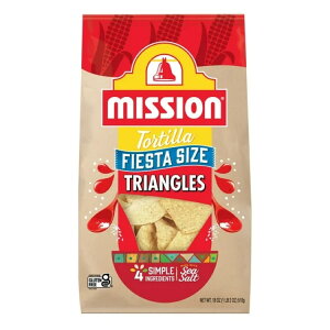 �~�b�V���� �g���C�A���O�� �z���C�g�R�[�� �g���e�B�[���`�b�v�X 510g Mission Triangle White Corn Tortilla Chips, 18 Ounce Bag �y�����񂹏��i�z
