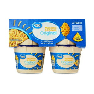 �O���[�g�o�����[ �I���W�i�� �}�J���j���`�[�Y 2.05oz 4���� Great Value Original Macaroni & Cheese, 2.05 oz, 4 Pack �y�����񂹏��i�z