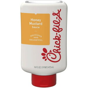 �`�b�N�t�B���C �n�j�[�}�X�^�[�h �\�[�X �X�N�C�[�Y�{�g�� 473mL Chick-fil-A Honey Mustard Sauce,16 fl oz Squeeze Bottle �y�����񂹏��i�z