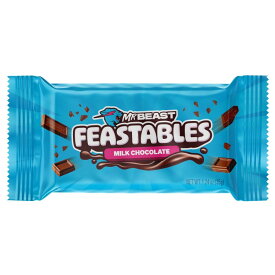 フィースタブルズ ミスタービースト ミルクチョコレートバー 35g Feastables Mr Beast Milk Chocolate Bar, 1.24 oz (35g), 1 Bar 【お取り寄せ商品】