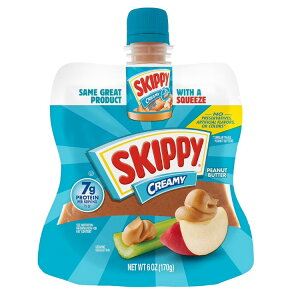 �X�L�b�s�[ �N���[�~�[�s�[�i�b�c�o�^�[�X�N�C�[�Y�p�b�N 170g �p�E�` SKIPPY Creamy Peanut Butter Squeeze Pack 6 oz Plastic Pouch �y�����񂹏��i�z